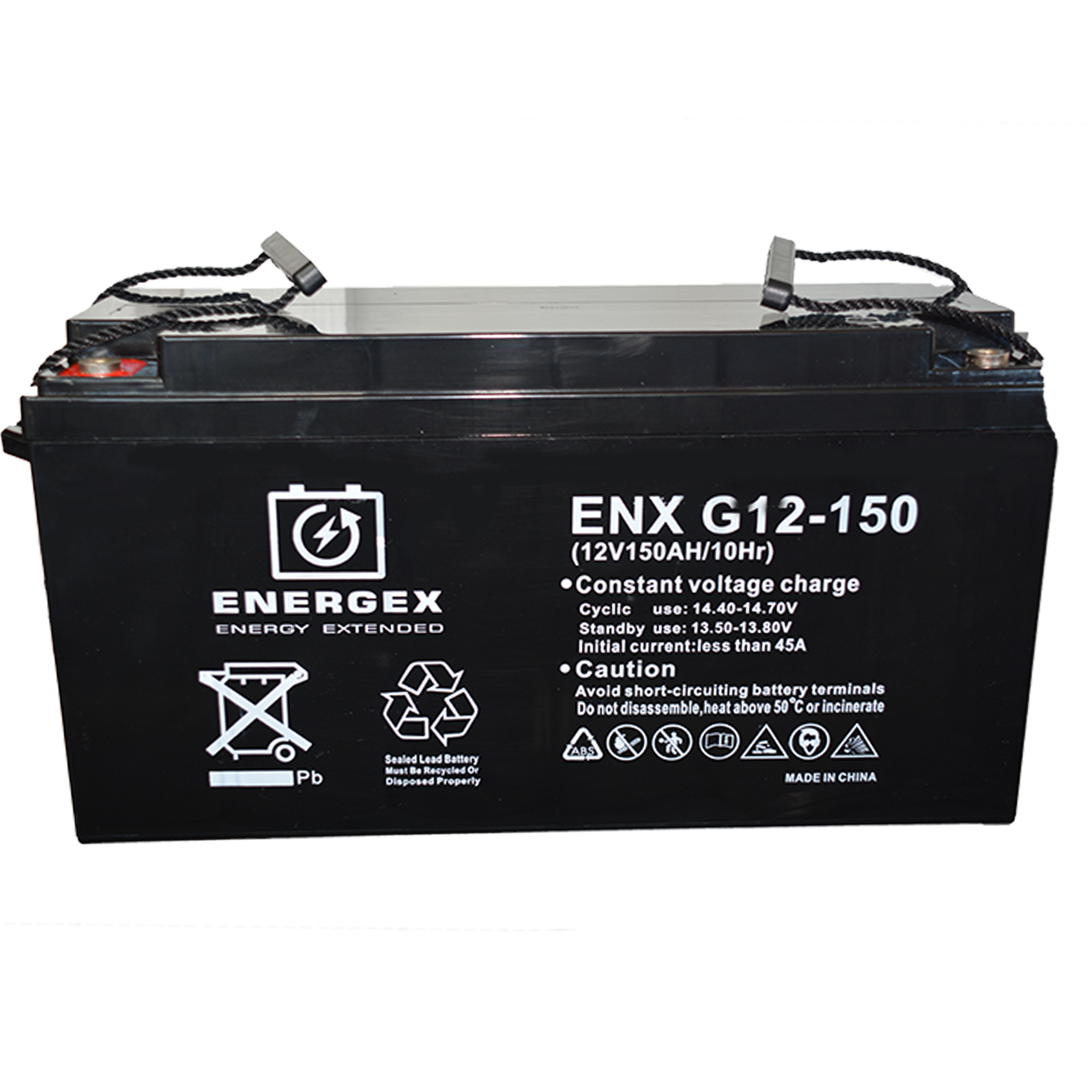 Energex 12V 150Ah Deep Cycle GEL Battery - High Performance for Solar Power, RV, Marine & Off-Grid Applications - Long Lasting Energy Storage Solution