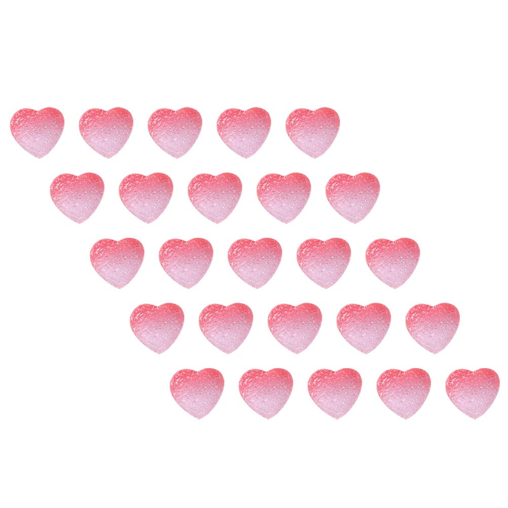FOMIYES Resin Heart Nail Charms - DIY Nail Art Decorations for Wedding, Bridal Shower, Party - 1 Bag of 3D Heart Shaped Nail Art Ornaments for Nail Art, Manicure, Pedicure & Crafting - Perfect for Bridal Nails, Salon Decor, Gift Box Embellishments