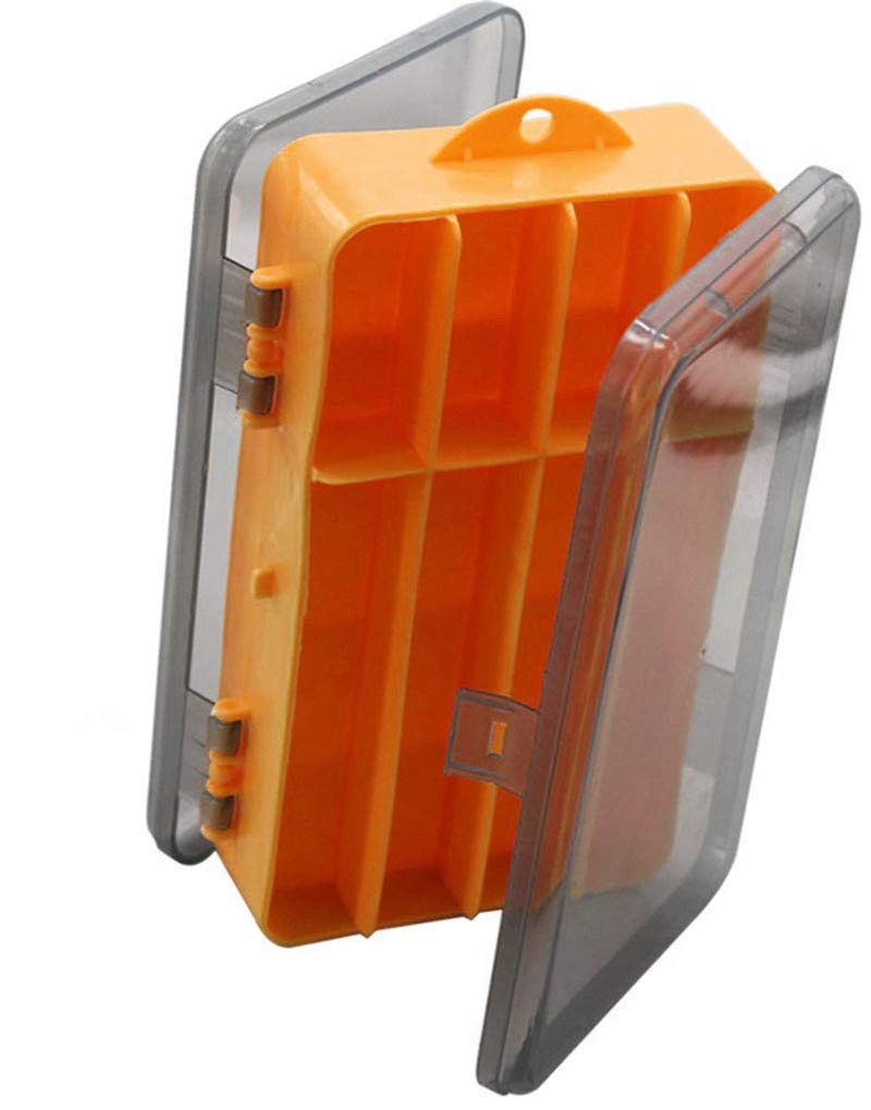 Toasis Double-Sided Plastic Fishing Lure Storage Box - Compact Tackle Organizer for Hooks, Baits & Fishing Accessories - Perfect for Boat, Kayak & Shore Fishing Trips