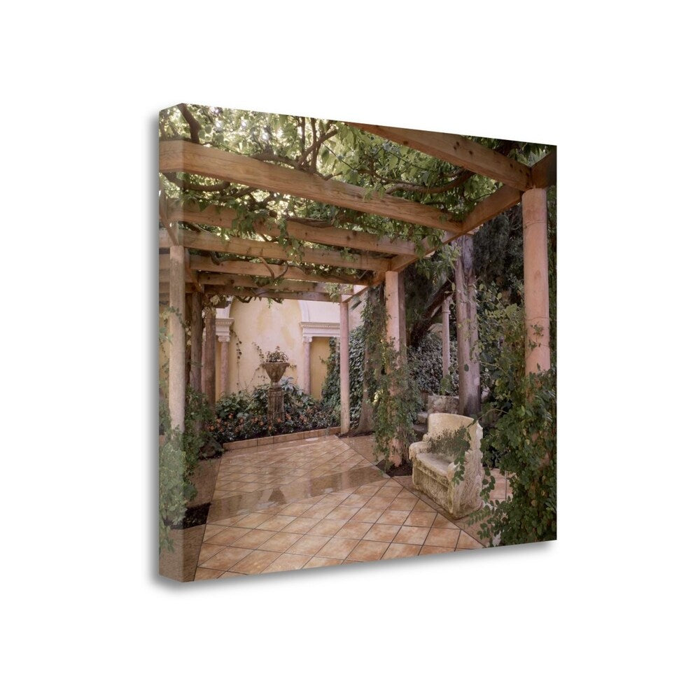 Alan Blaustein 33 Garden Bench Giclee Print on Gallery Wrap Canvas - Perfect for Home Decor, Living Room Wall Art & Office Interior Design