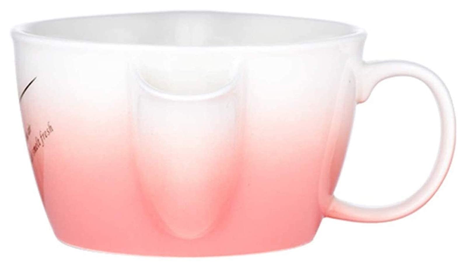 Premium Ceramic Olive Oil Dispenser Bottle - Oil & Vinegar Cruet, Gravy Fat Separator, Multi-Use Kitchen Tool with Handle - Perfect for Cooking, Salad Dressing & Baking (Pink)