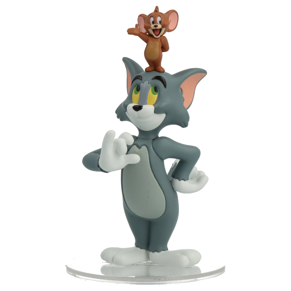 Tom & Jerry UDF Figurine - Jerry Sitting on Tom's Head | Collectible Cartoon Character Statue | Perfect for Home Decor, Office Display & Anime Fans Gift