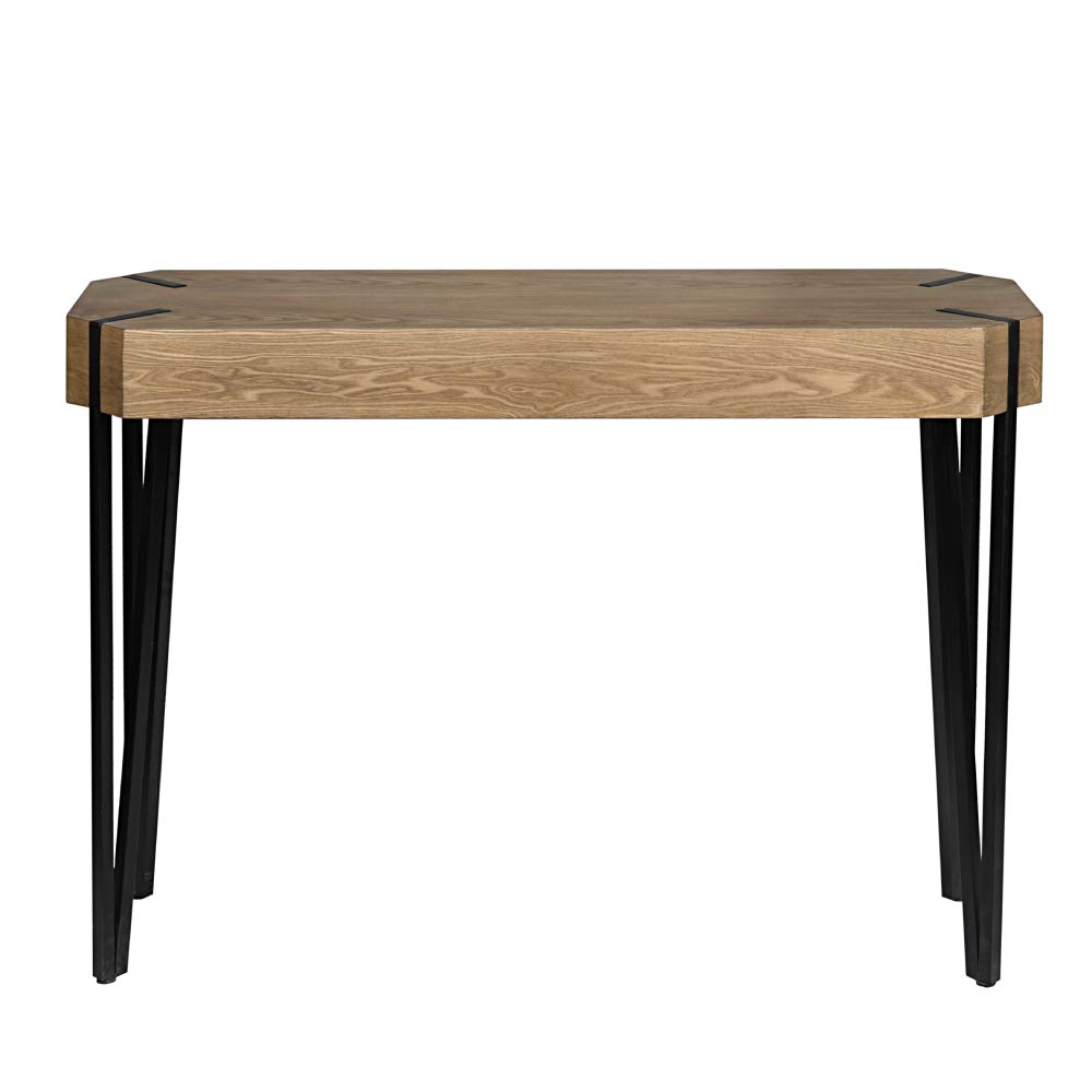 Beyamis 42 Inch Modern Console Table - Slim Entryway Sofa Table with Sturdy Metal Legs, Hallway Accent Furniture for Living Room, Bedroom & Entryway Decor
