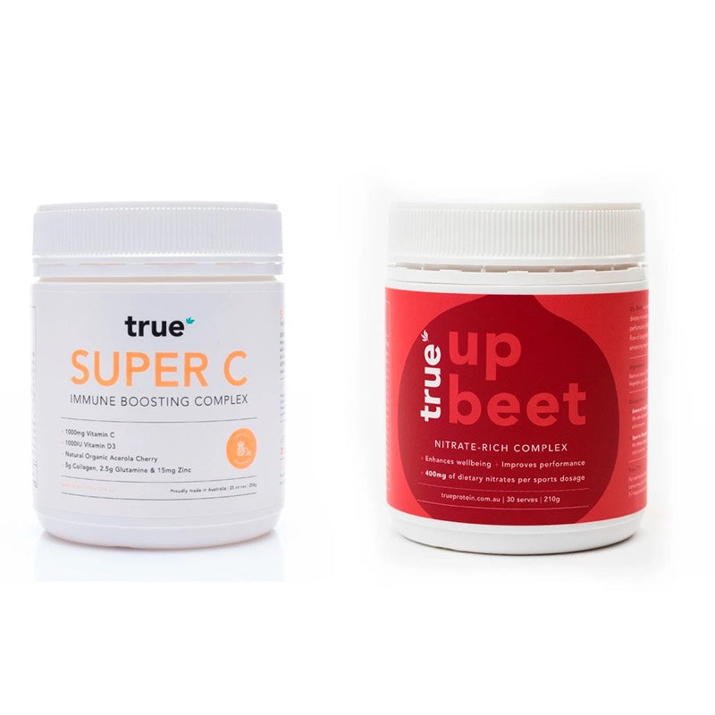Up Beet + Super C Bundle - Organic Beetroot Powder & Vitamin C Supplement for Immunity & Energy Boost - Perfect for Smoothies, Juices & Daily Wellness Routine