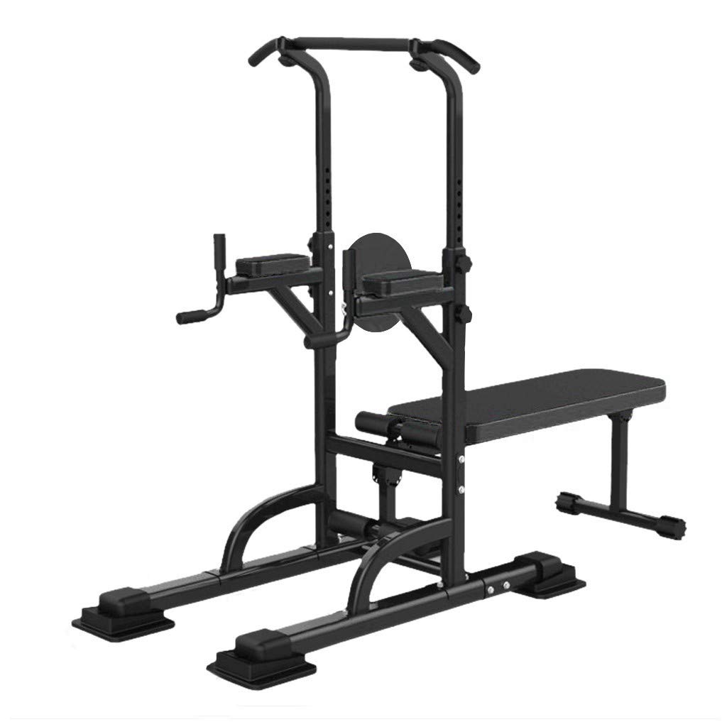 KINGC Heavy Duty Power Tower - Adjustable Pull Up Bar, Dip Stand & Push Up Station for Home Gym - 330 lbs Weight Capacity - Strength Training Equipment for Full Body Workouts (Ideal for Small Spaces & Home Fitness)