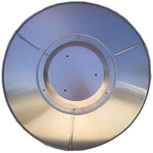LSR Outdoor Heater Shield Replacement - Durable Aluminum Patio Heater Accessory, Heat Reflector Shield (Silver) - Perfect for Backyard, Deck, and Outdoor Dining Areas