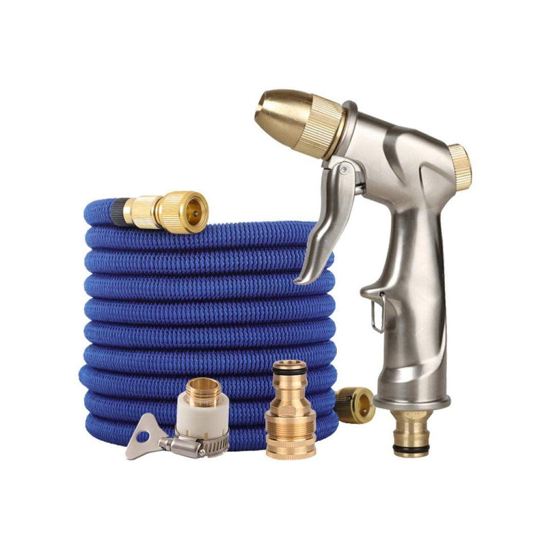 **LEAFIS 30FT-100FT Expandable Garden Hose with Metal Spray Gun - Lightweight, Flexible, Durable for Car Washing, Outdoor Watering, and Gardening (7.5m Injection, 22-Piece Set)**    **Perfect for:** Watering lawns, washing cars, cleaning patios, and versatile outdoor use.