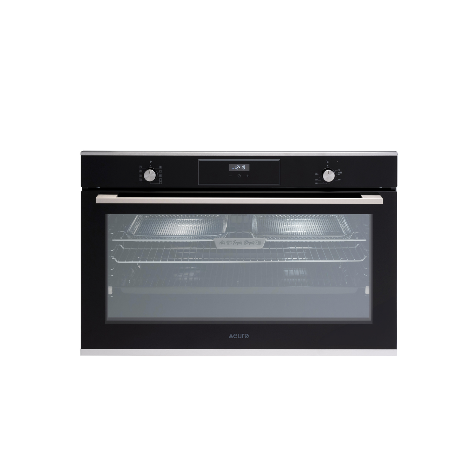 Euro Appliances EO9060EMX2 90cm Large Electric Oven with Air Fryer Function - Perfect for Baking, Roasting & Air Frying in Home Kitchens