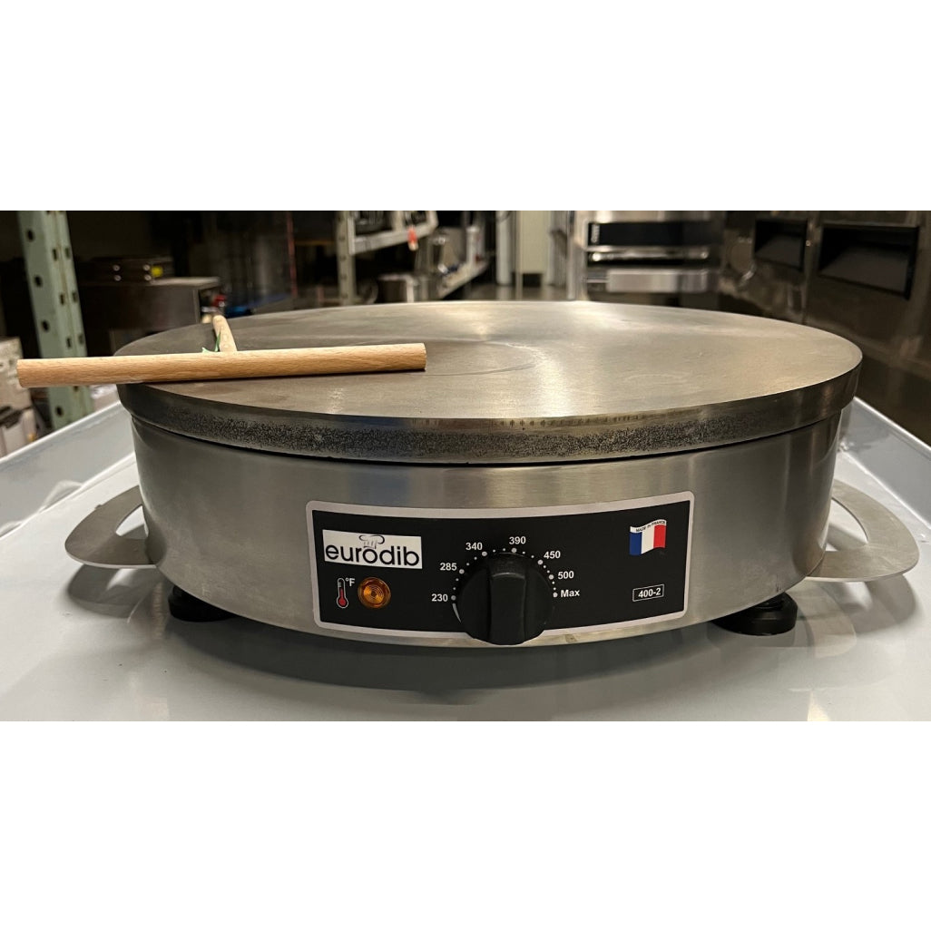 Eurodib CEEB42 208V 15.9 Electric Crepe Maker - Commercial Grade 240V Crepe Machine for Restaurants, Cafes & Catering Businesses