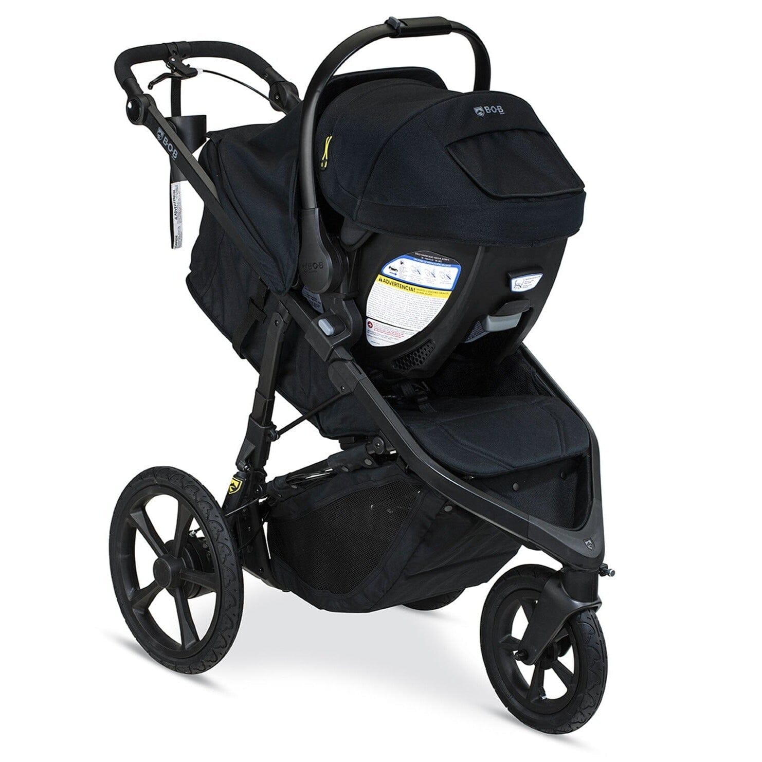 BOB Wayfinder Jogging Stroller with Champ Infant Car Seat - Lightweight All-Terrain Travel System for Running, Hiking & Outdoor Adventures with Baby