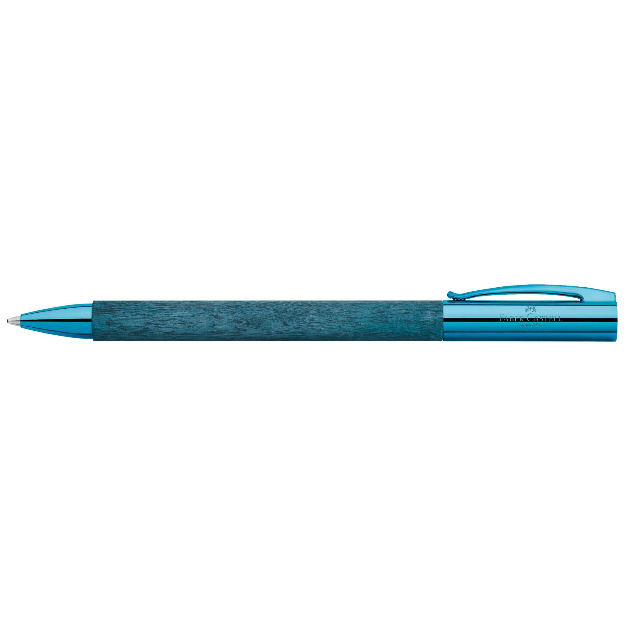 Premium Blue Wood Ballpoint Pen - Smooth Writing & Elegant Design for Office, School & Gifts | Ambition #148035