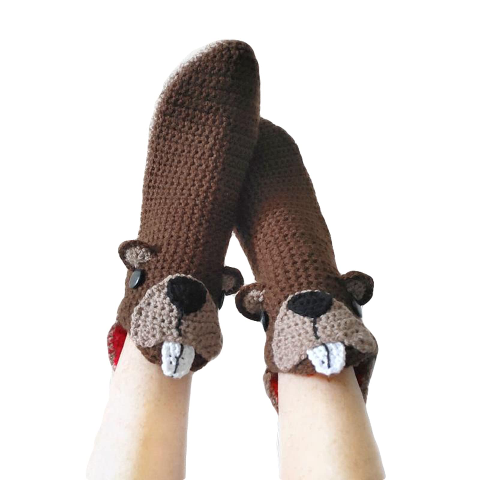 Funny Animal Pattern Socks for Women & Men - Novelty Crocodile Knit Socks - Crazy Comfortable Gifts for Christmas, Parties & Cosplay