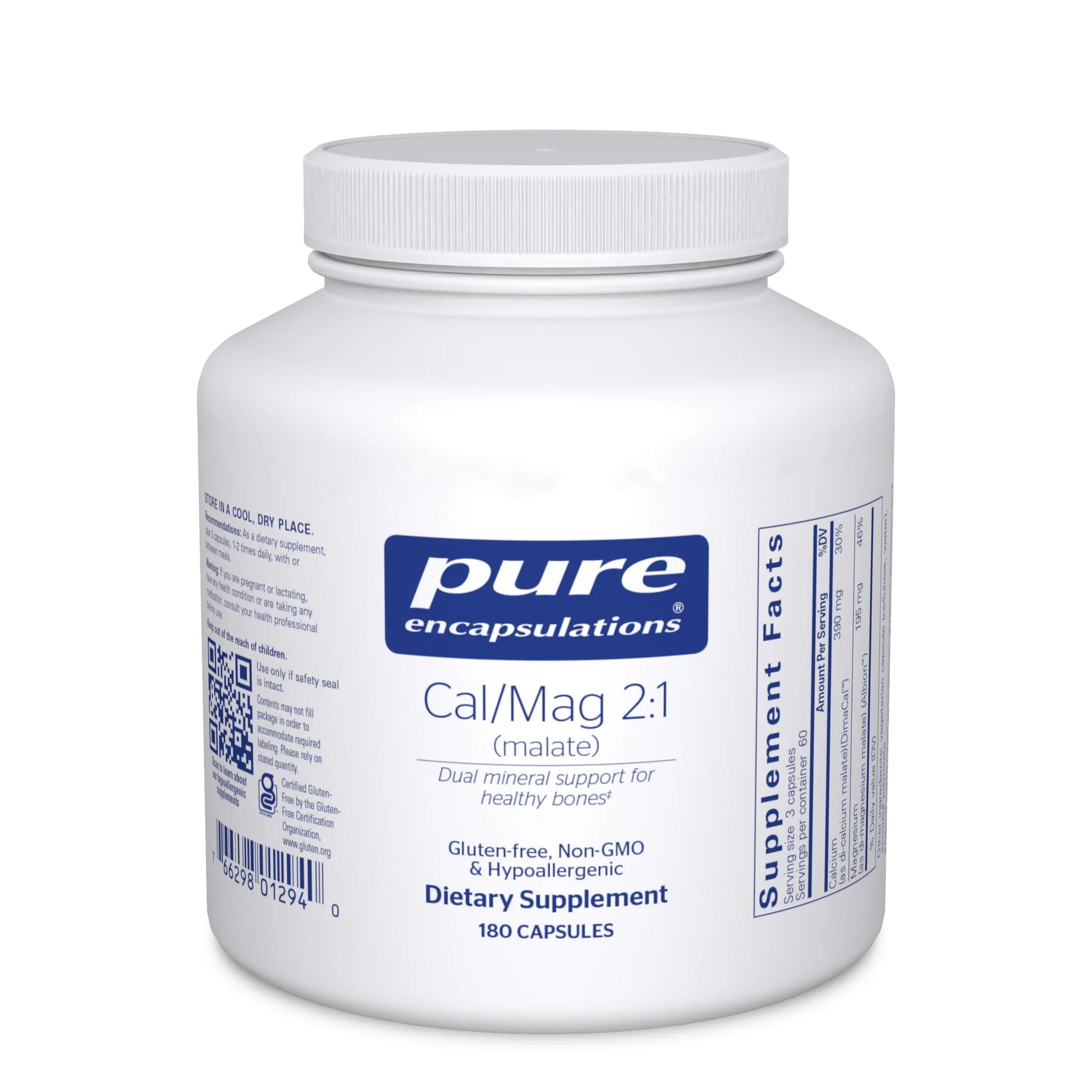 Best 2:1 Calcium Magnesium Malate Supplement for Bone Health & Muscle Support - Ideal for Active Lifestyles & Stress Relief