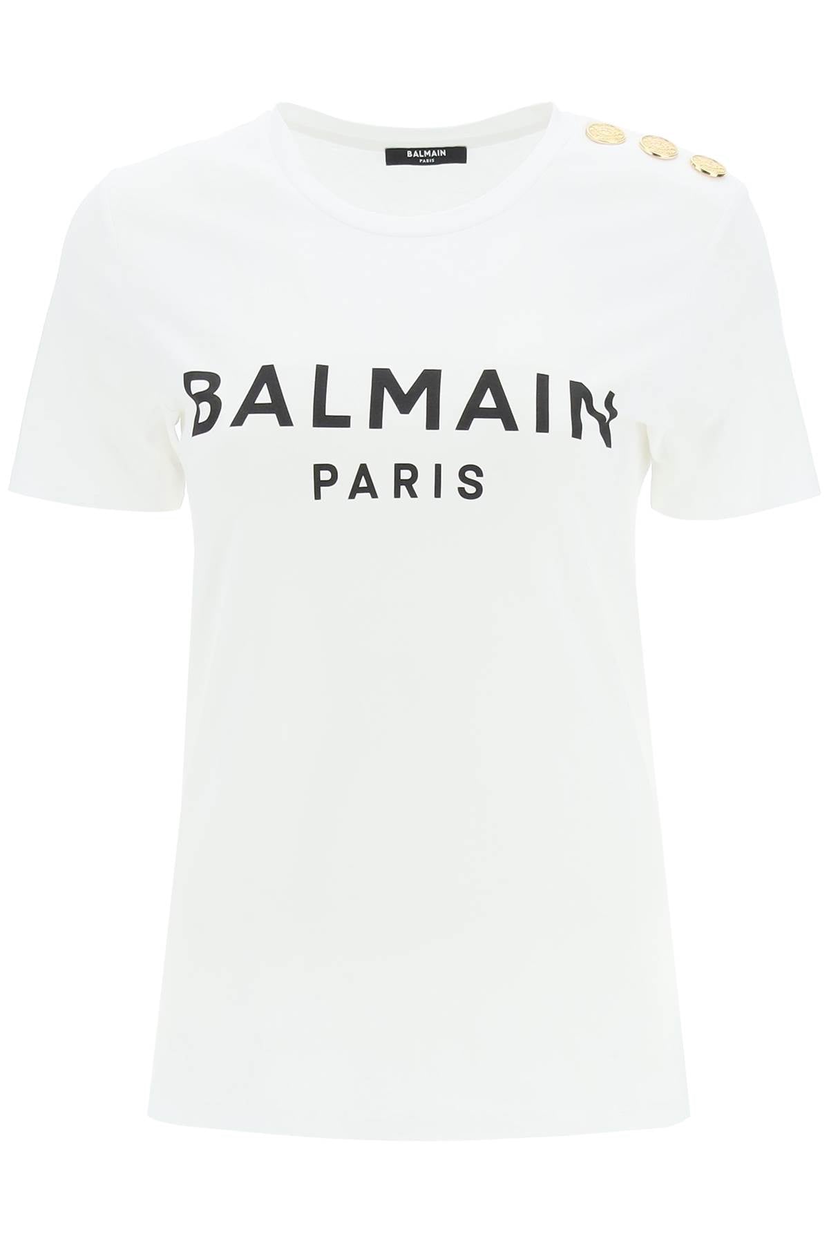 Balmain Logo Button-Up T-Shirt for Men & Women | Stylish Casual & Streetwear Fashion | Perfect for Daily Wear, Parties & Outings