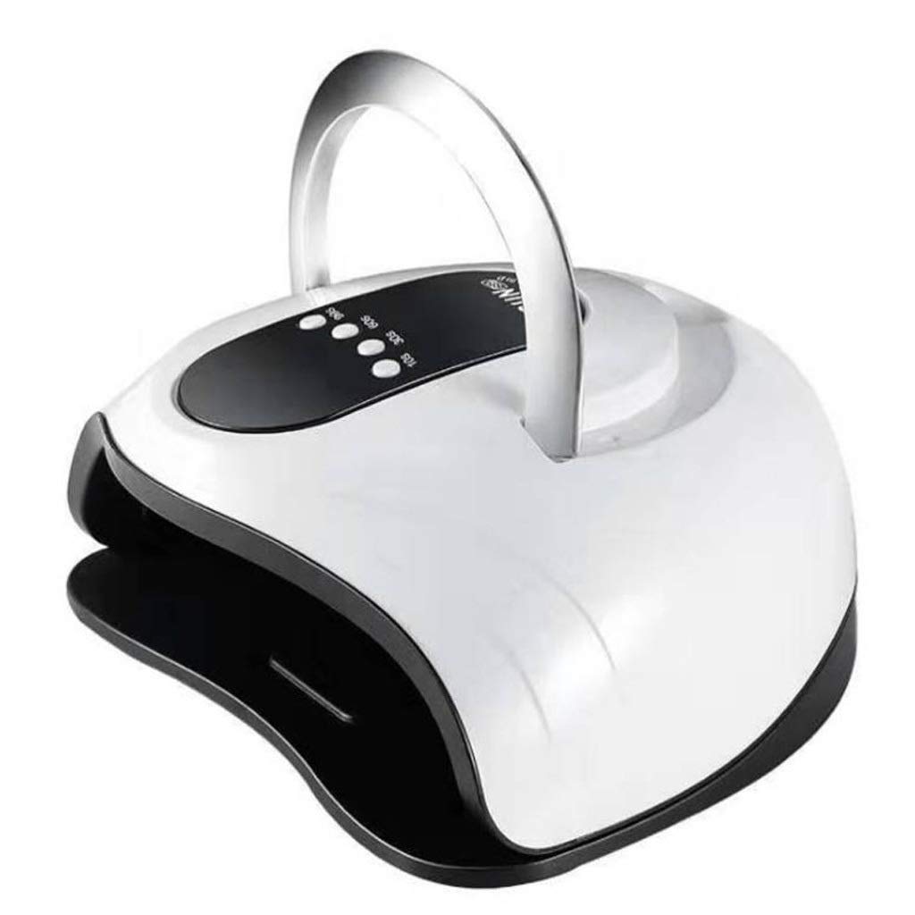 QAZWC-A1 Professional 120W UV LED Nail Dryer Lamp - 4 Timer Settings & Auto Sensor for Gel Polish Curing - Perfect for Home & Salon Manicures/Pedicures - Essential Nail Art Tool for Fingernails & Toenails
