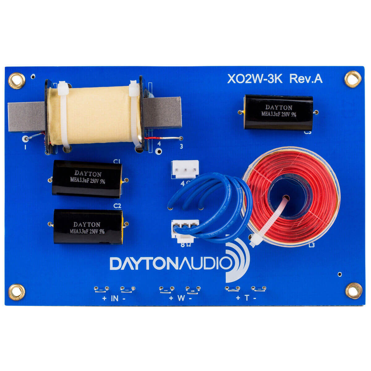 Dayton Audio XO2W 3K 2-Way Speaker Crossover 3,000Hz - Perfect for Home Audio & Car Stereo Systems