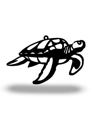 Sea Turtle Metal Wall Art - Ocean Creature Decor for Boys, Girls & Women - Perfect for Beach House & Kids Room