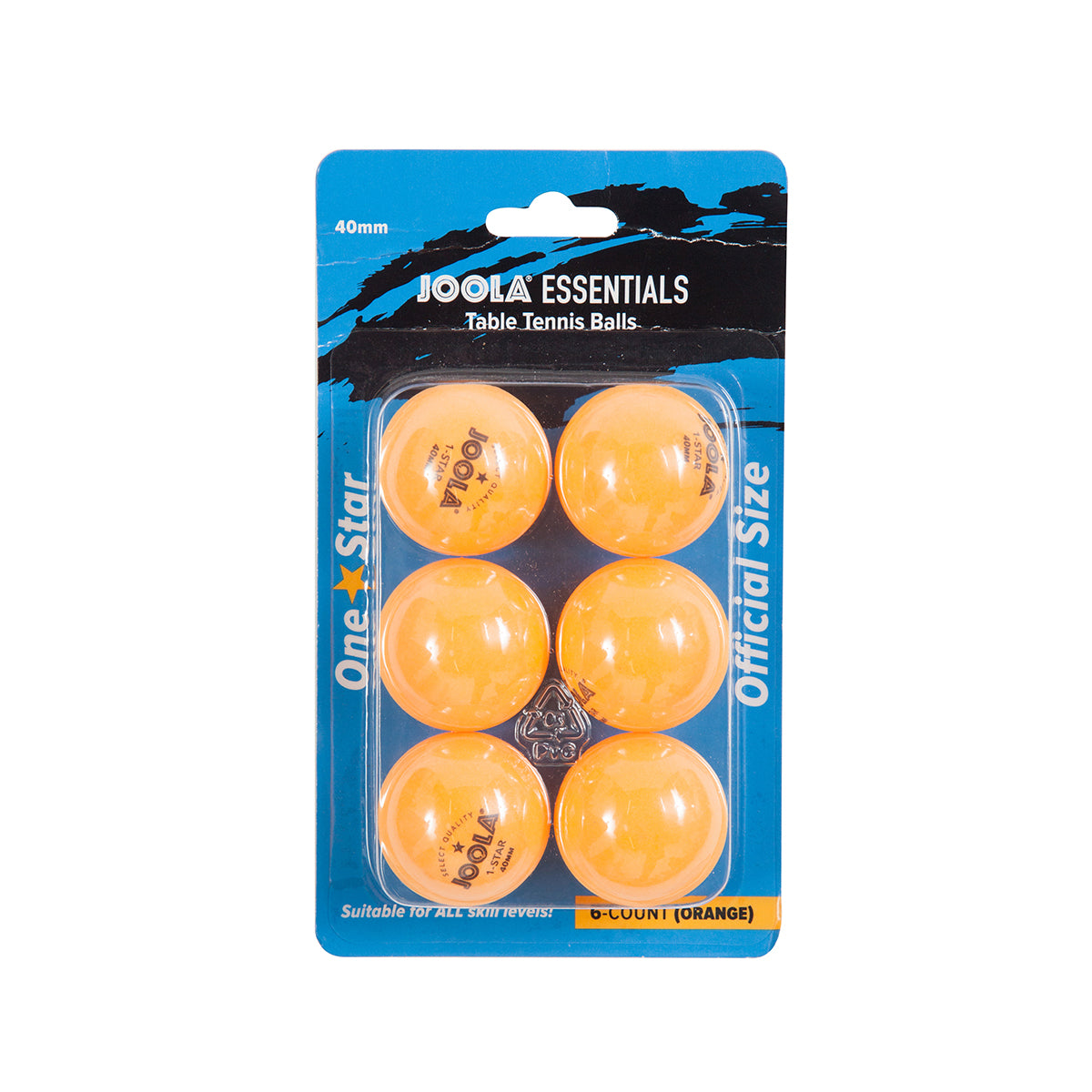 JOOLA Essentials 1 Star Table Tennis Balls - 6 Pack (27 Balls) - Premium Quality for Training & Recreational Play - Perfect for Home, School & Club Use