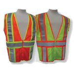 ANSI Certified High-Visibility Mesh Safety Vest - Reflective Work Vest for Construction, Road Workers & Outdoor Safety