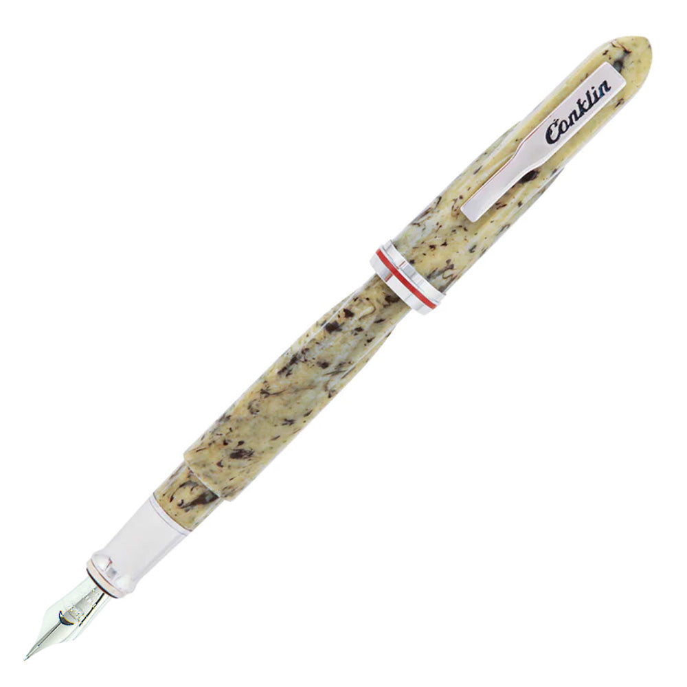 Conklin Empire Fountain Pen - Premium Oatmeal Finish Luxury Writing Instrument for Calligraphy, Journaling & Gifts | Elegant Office & Home Use