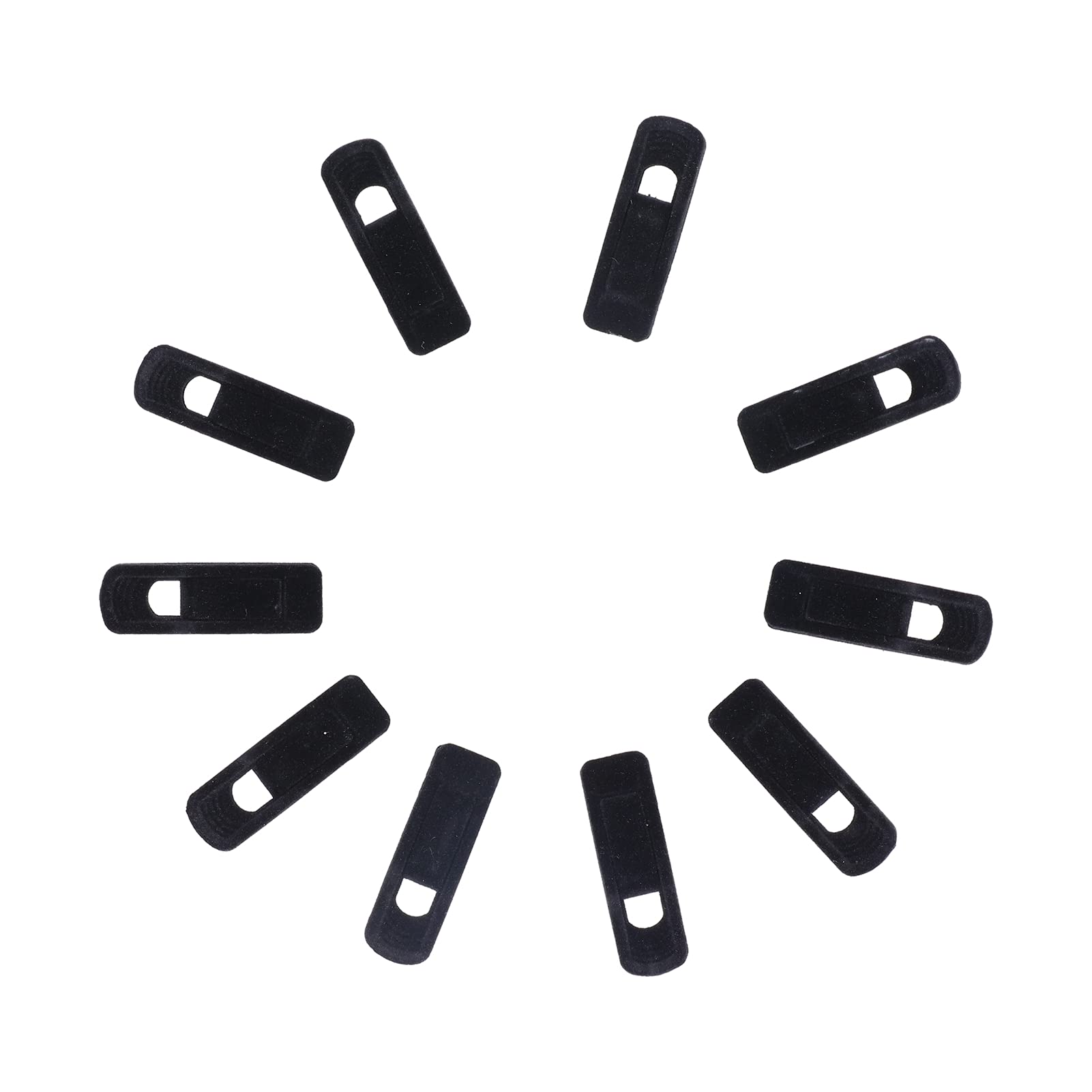 Eco-Friendly Hanger Clips for Pants & Skirts - Black | Space-Saving Closet Organizer