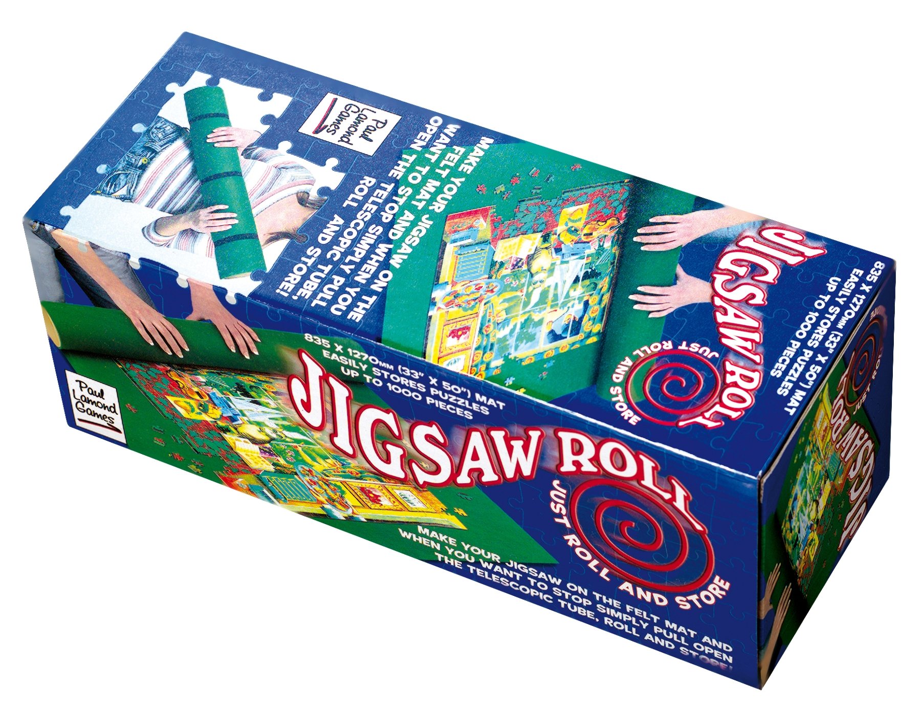 Paul Lamond Games Jigsaw Roll - 1000 Piece Puzzle Roll Mat for Adults & Kids - Portable Puzzle Storage & Workspace Solution - Perfect for Travel, Home & Classroom Use