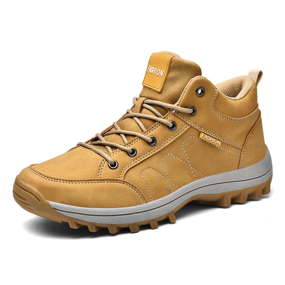 **Men's Waterproof Hiking Shoes - Lightweight Breathable Low Top Trekking & Camping Shoes for Outdoor Backpacking, Travel & Running | Ideal for Trail Adventures & Daily Wear**