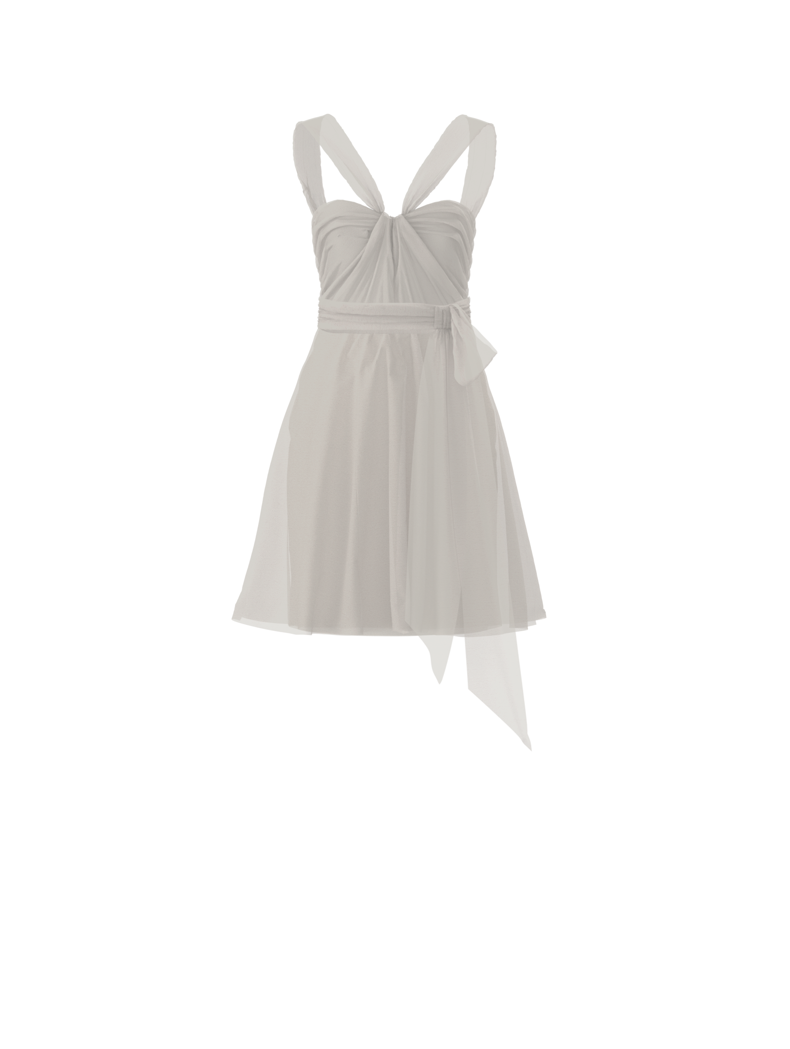 Cerisa Bodice & Carla Skirt Set with Sash Belt - Elegant Dove-Inspired Outfit for Weddings, Parties & Special Occasions