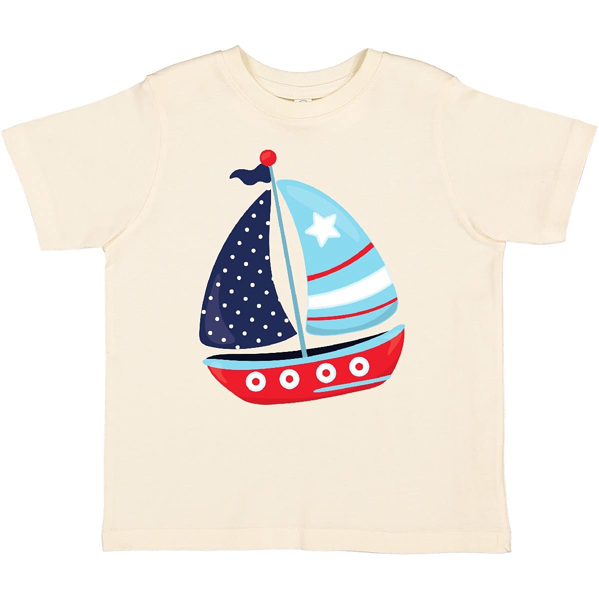 Inktastic Sailing Boat Toddler T-Shirt for Kids & Sailors