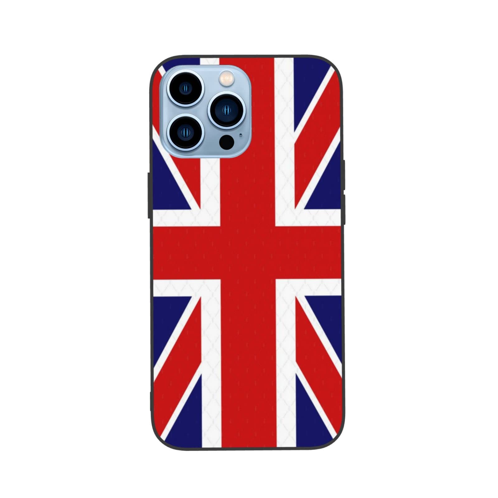 UK Flag British iPhone 13 Pro Case - 6.1 Inch Shockproof TPU+PC Hybrid Protective Phone Cover with Stylish Union Jack Design | Perfect for Travel, Work & Everyday Use