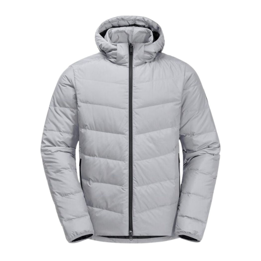 Jack Wolfskin Colonius Men's Down Jacket - Lightweight Winter Coat, Waterproof & Windproof, Warm Insulated Puffer Jacket for Outdoor Activities, Hiking, and Camping