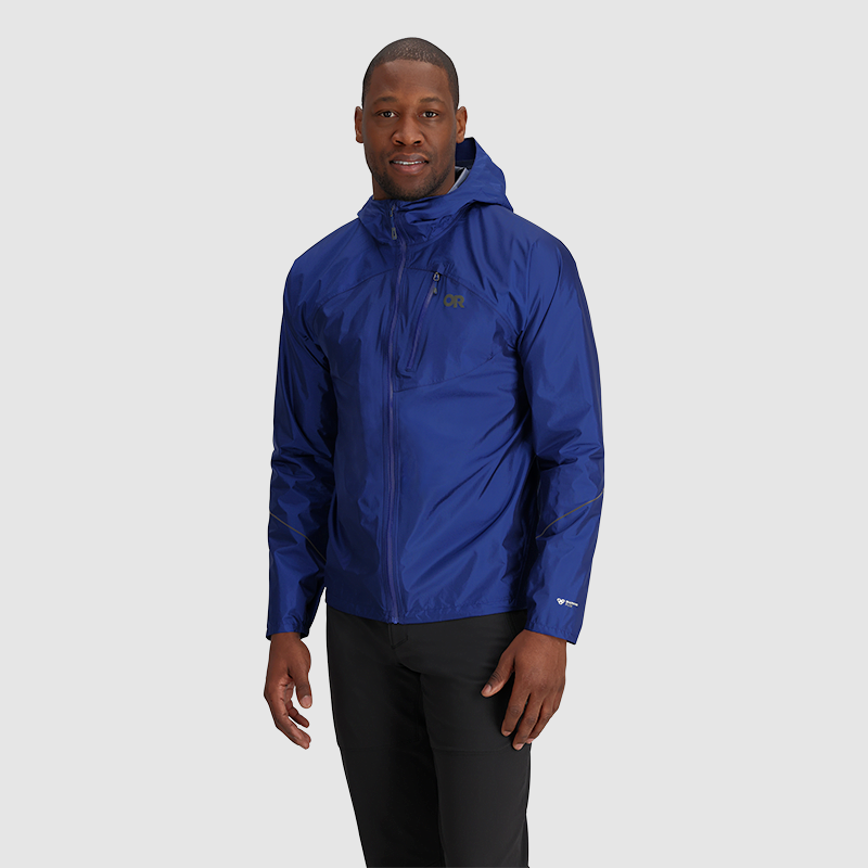 Men's Helium Rain Jacket - Lightweight Waterproof Windbreaker for Hiking & Outdoor Activities | Final Sale