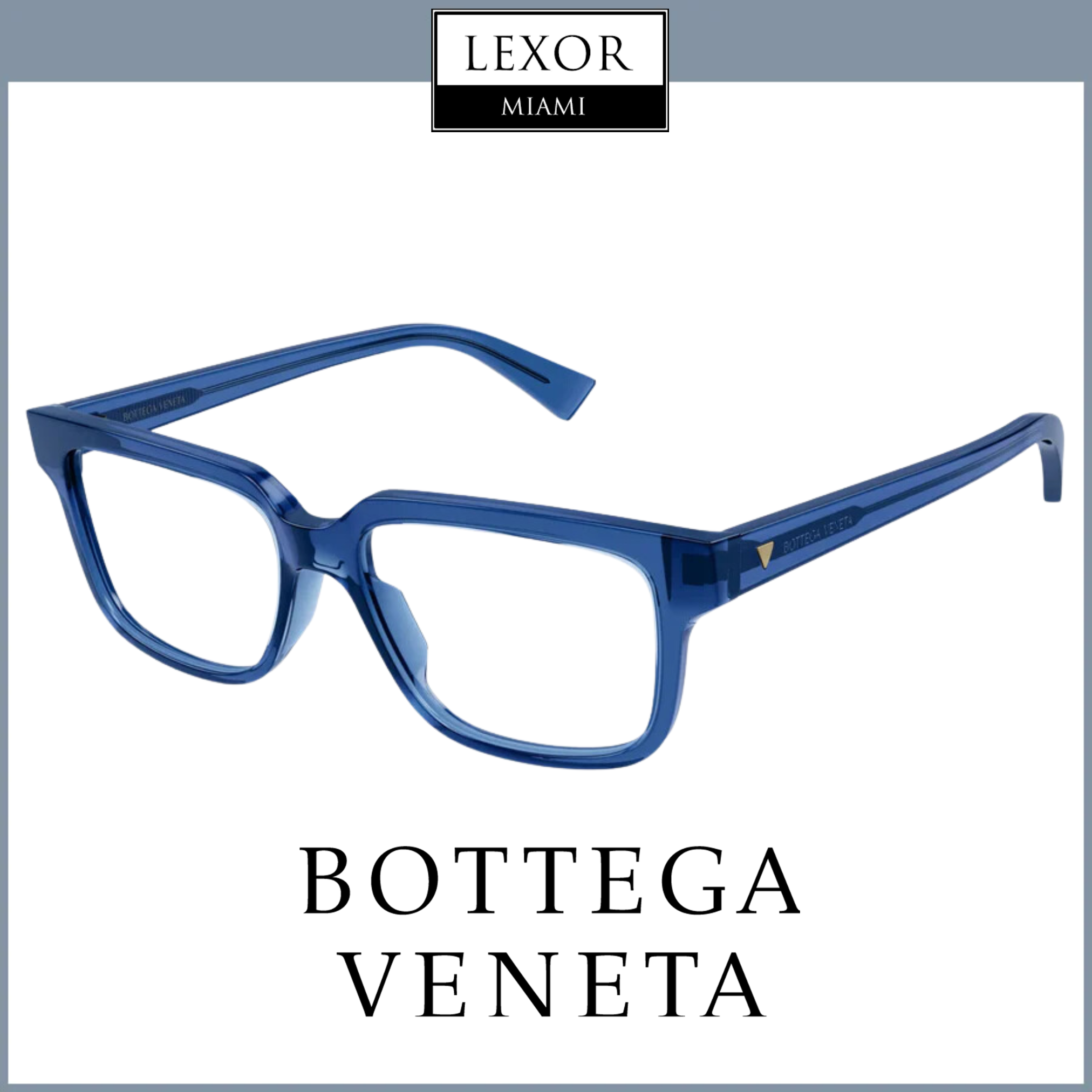 Bottega Veneta BV1256O 008 56 Unisex Optical Glasses Frame - Stylish & Lightweight Eyewear for Men & Women | Perfect for Work, Reading & Everyday Wear