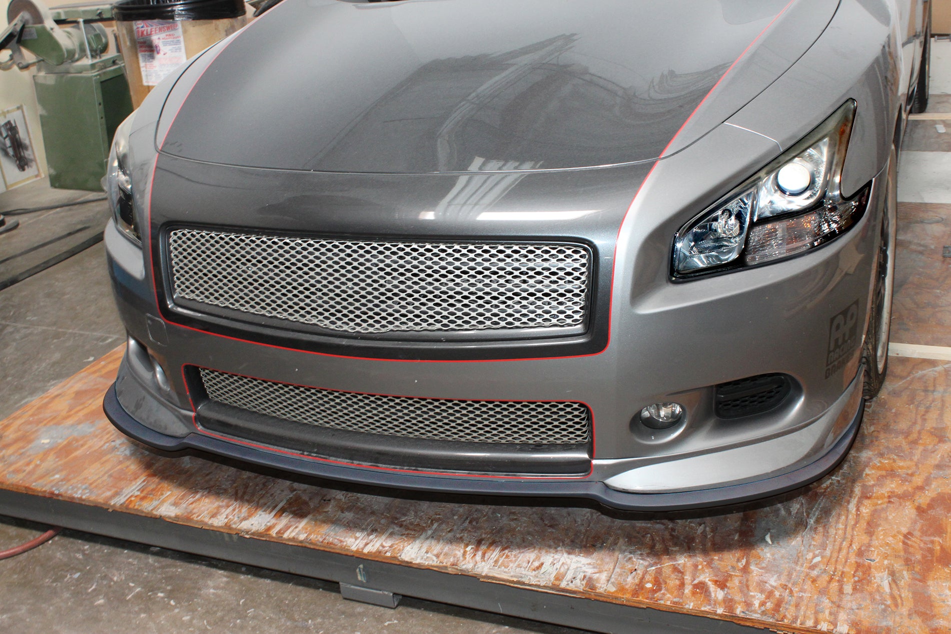 2009-2015 Nissan Maxima Front Bumper Lip Splitter Spoiler - KB12742S - Enhance Style & Aerodynamics for Sporty Look | Perfect for Car Enthusiasts & Street Racing