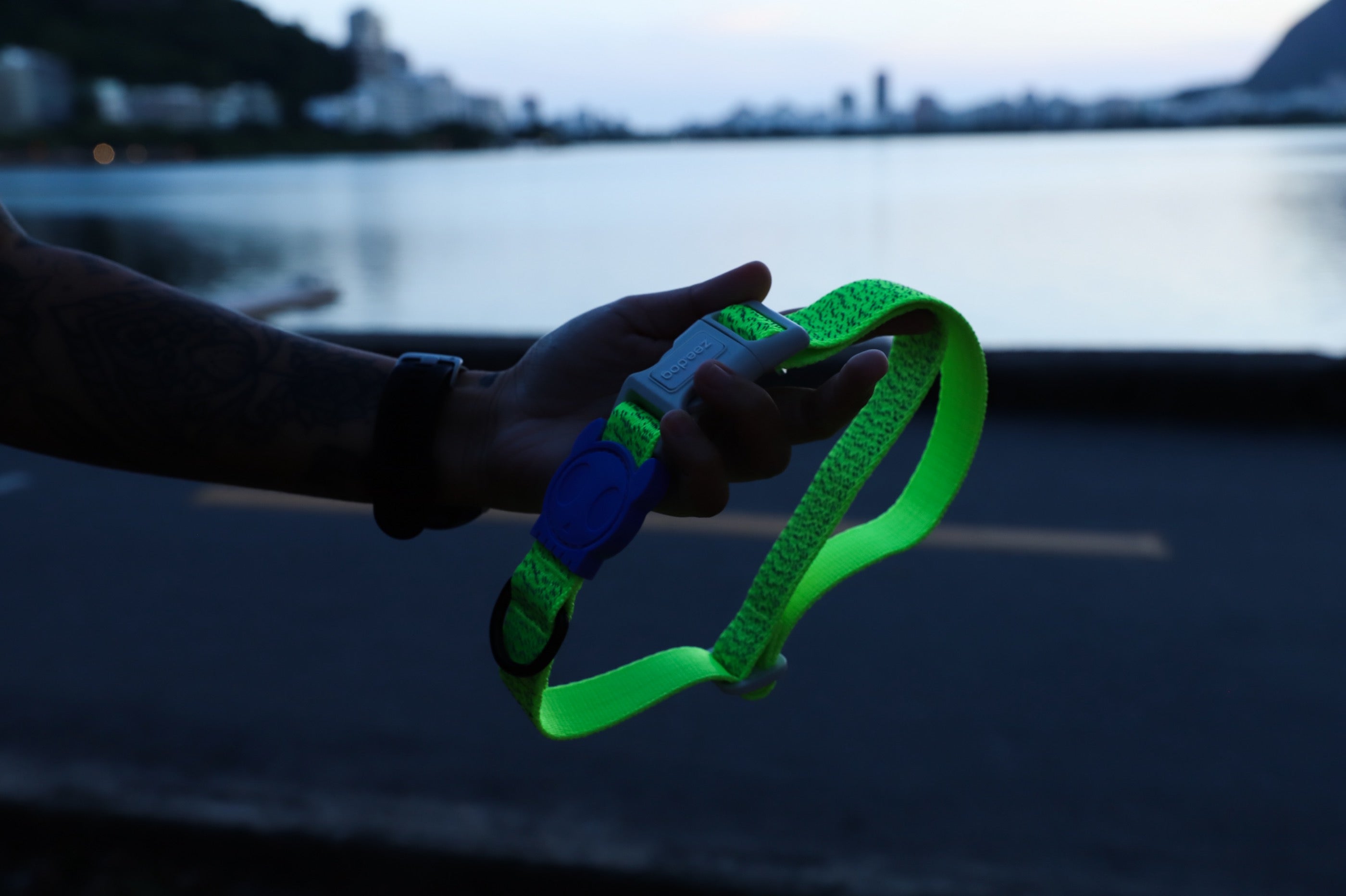 Zee.Dog Nox Lumen LED Dog Collar - Reflective & Waterproof Pet Safety Collar for Night Walks, Jogging, and Outdoor Adventures