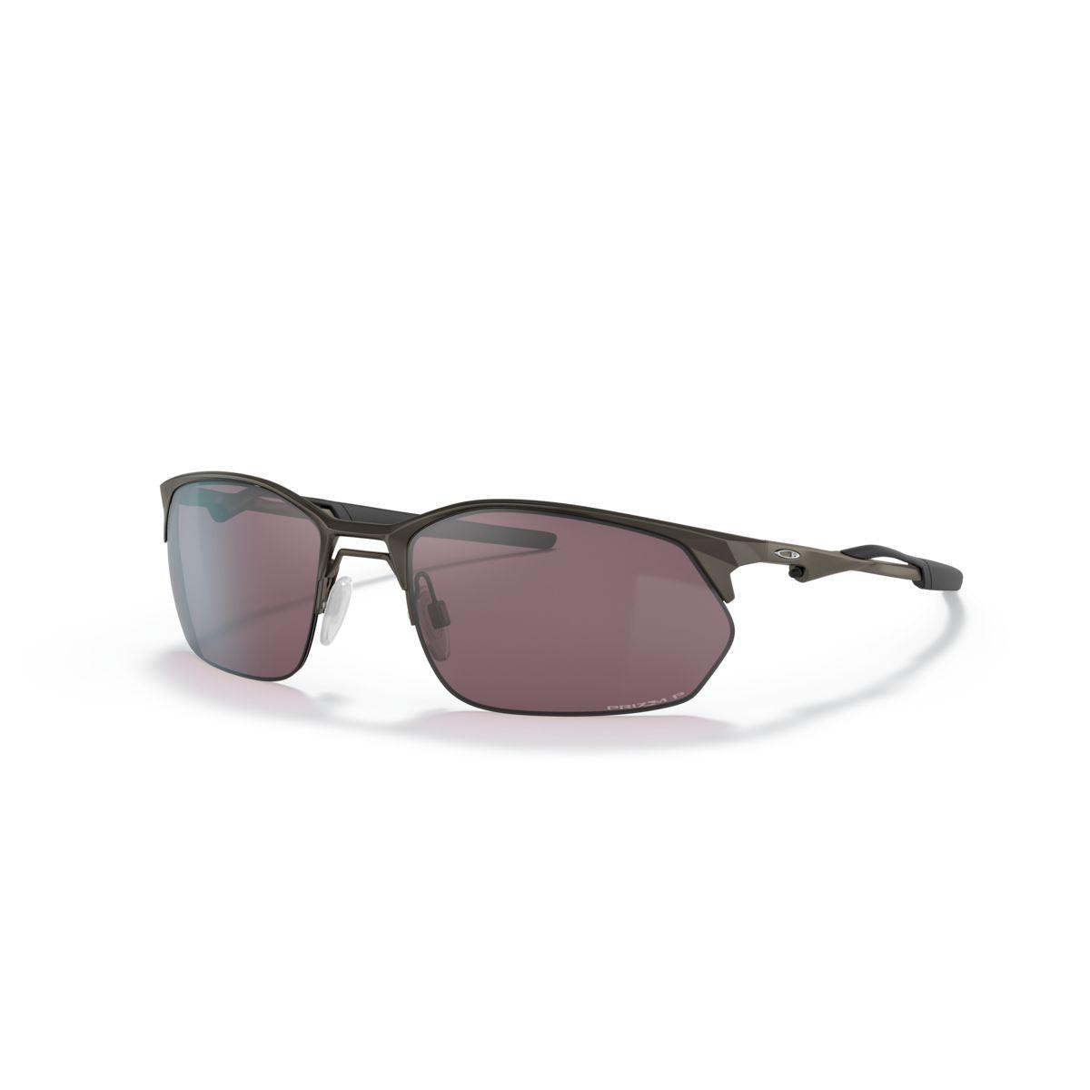Oakley Wire Tap 2.0 Polarized Sunglasses - Pewter Frame with Prizm Daily Lenses - Model 0OO4145 414505 - Perfect for Driving, Outdoor Sports & Everyday Wear