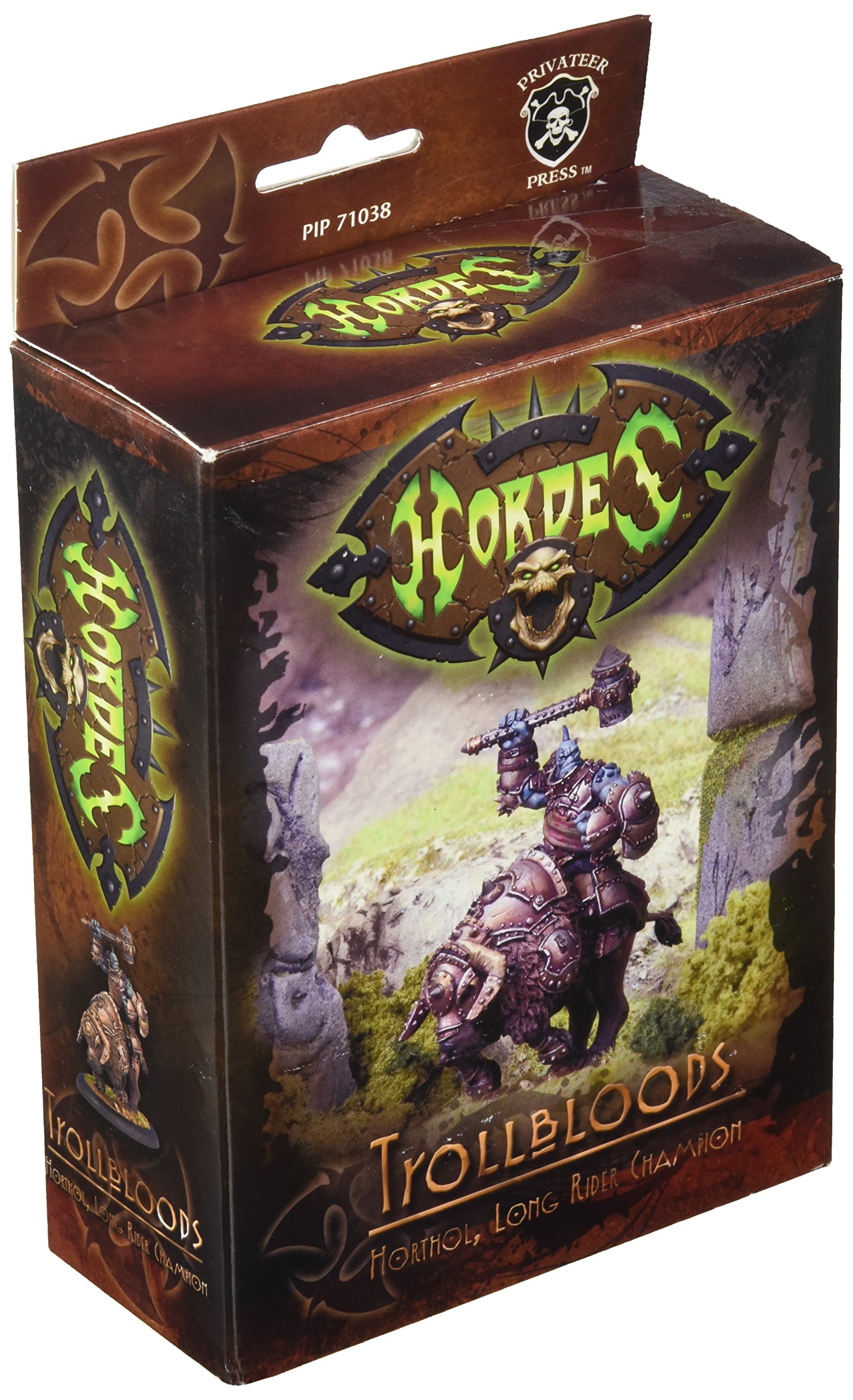 Privateer Press Hordes Trollblood Long Rider Champion Model Kit - Tabletop Wargaming Miniature for Fantasy Battles & Collectors
