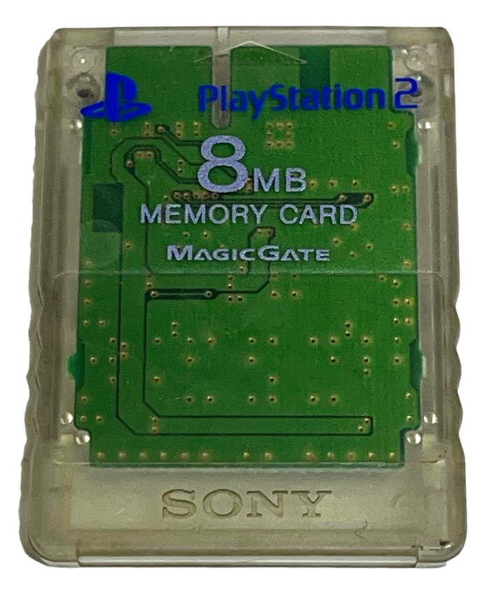 Original Sony Magic Gate PS2 Memory Card 8MB SCPH-10020 for PlayStation 2 - Preowned - Save Game Progress & Expand Storage for PS2 Consoles