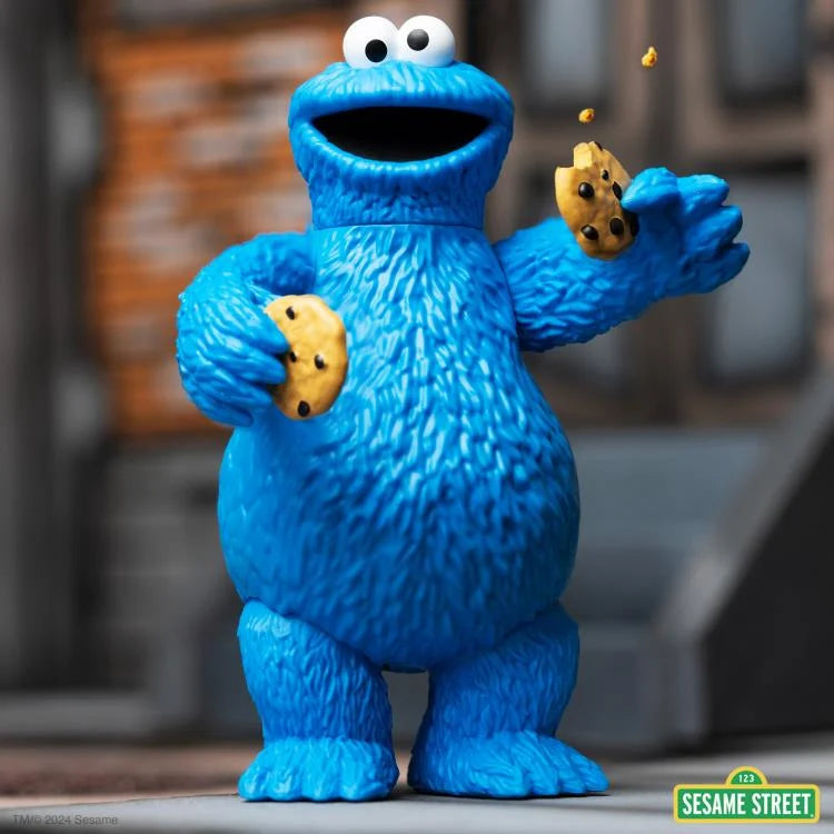 Sesame Street Cookie Monster Action Figure Toy - Collectible 4-Inch Character for Kids & Fans - Perfect for Playtime, Gifts, and Display
