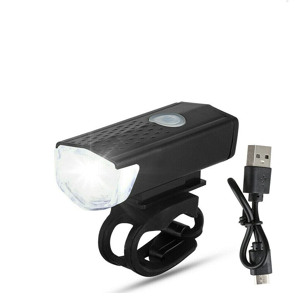 Depadmen USB Rechargeable LED Bike Headlight - 3 Brightness Modes, Waterproof Bicycle Front Light for Night Cycling, Commuting & Outdoor Adventures