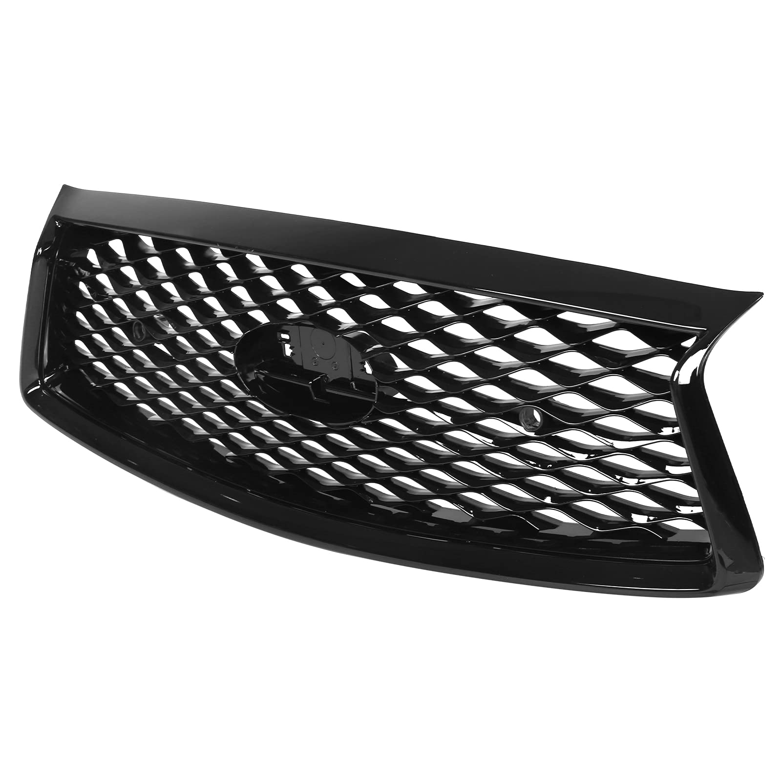 ABS Gloss Black Front Bumper Grille with ACC Sensor Compatible for Infiniti - Durable Radiator Cover for Improved Aerodynamics & Style - Perfect for Car Upgrades, Replacement Parts, and Vehicle Customization