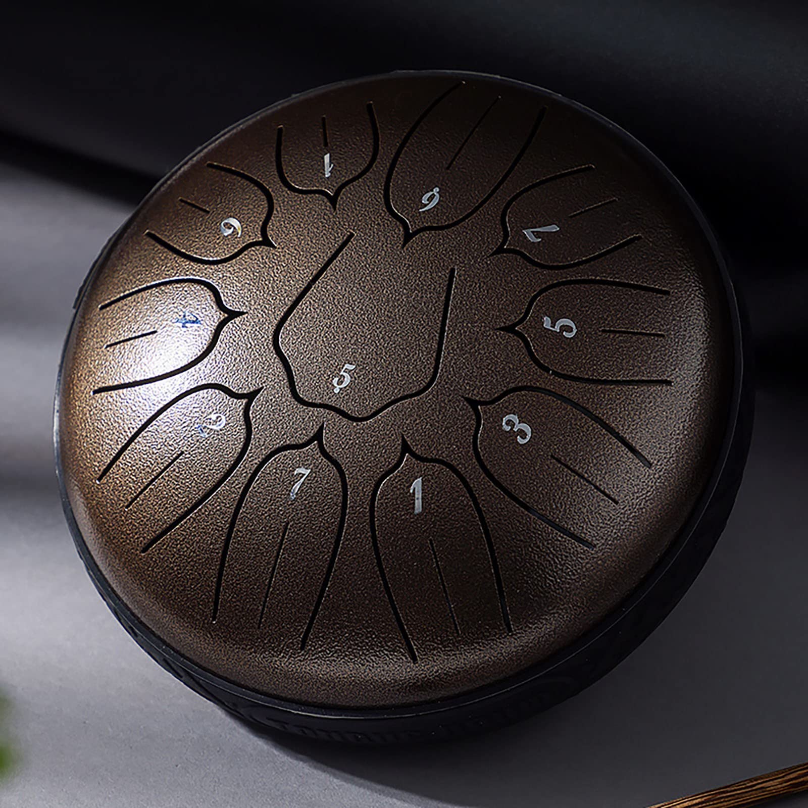 11-Note Steel Tongue Drum - 6 Inch Portable Hand Pan Drum for Meditation, Yoga & Music Therapy | Perfect for Travel, Camping & Sound Healing Sessions