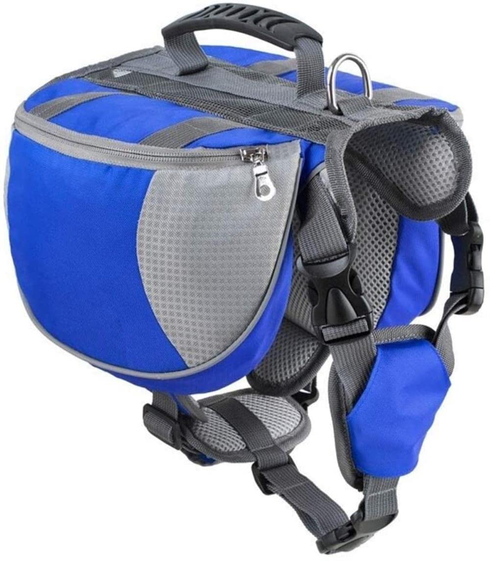 Luxury Pet Travel Carrier Backpack - Adjustable Dog & Cat Carrier for Small to Medium Pets, Outdoor Hiking & Airplane Travel (Gorgeous Blue, Small Size) - Perfect for Camping, Road Trips & Vet Visits