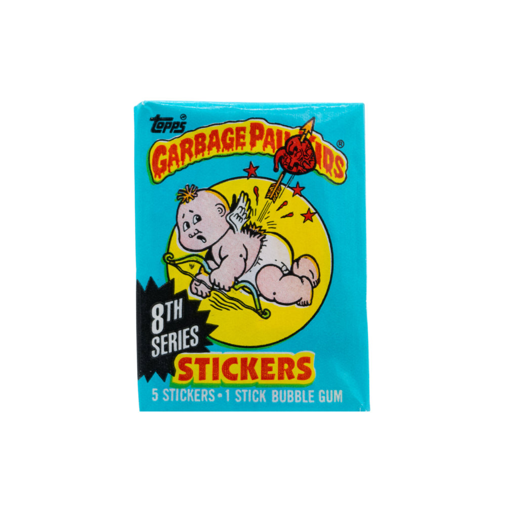 1987 Topps Garbage Pail Kids Series 8 Unopened Trading Card Pack - Vintage Collectible for Card Enthusiasts & Nostalgic Gift Idea