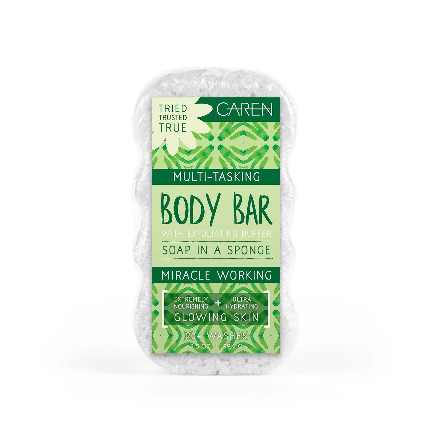 Caren Pearl White Body Bar - Luxurious Moisturizing Soap for Glowing Skin | Perfect for Daily Shower & Spa Relaxation