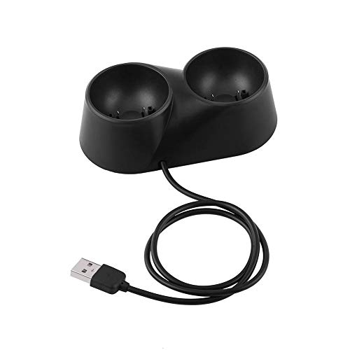 Dual PS4 Controller Charger Dock - Fast & Safe Charging Station for Playstation 4 & VR Controllers | Simultaneous Charging Stand for Gaming Accessories | Perfect for Multiplayer Gaming & VR Sessions