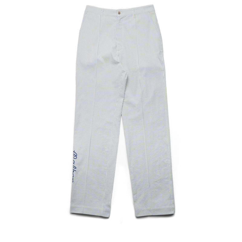Malbon Golf Cannes Pleated Trouser - Blue | Stylish Golf Pants for Men & Women | Perfect for Golf Courses & Casual Wear