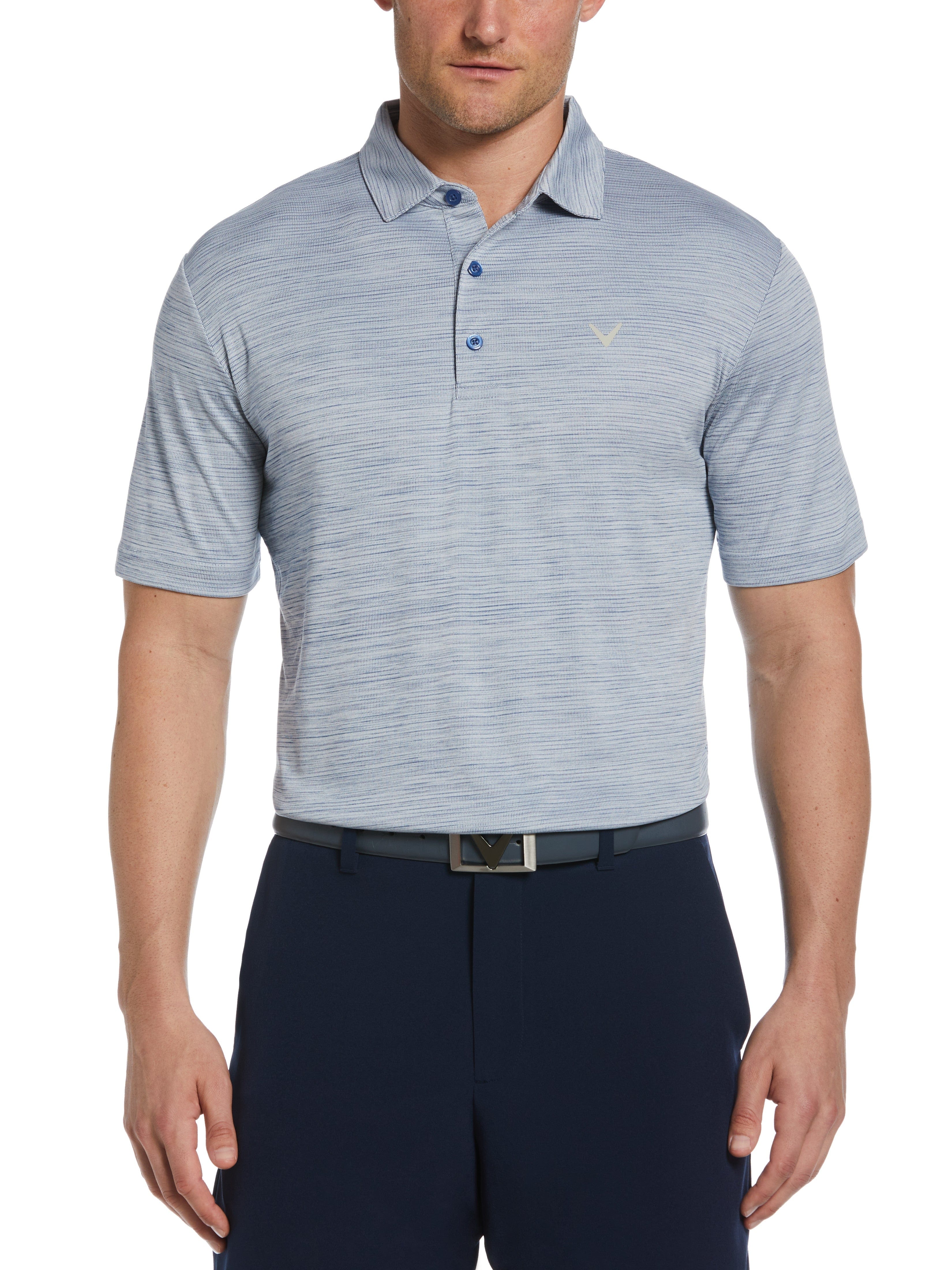 Men's Solid Texture Polo Shirt - Comfortable & Stylish Casual Wear for Work, Golf & Everyday Outfits