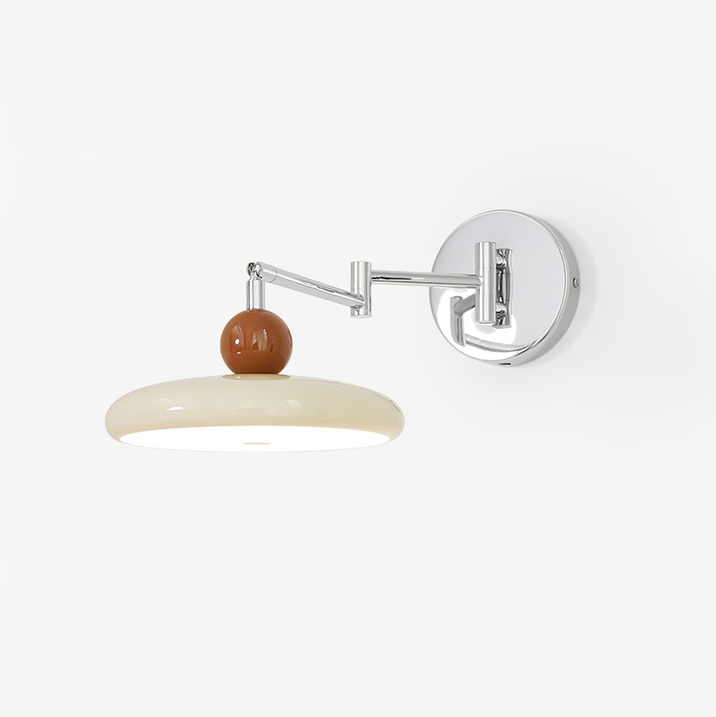 Lola Swing Arm Wall Lamp - Adjustable Reading Light for Bedroom, Living Room & Office - Modern Wall Mounted Sconce with Flexible Arm - Perfect for Night Reading, Study & Workspace Lighting