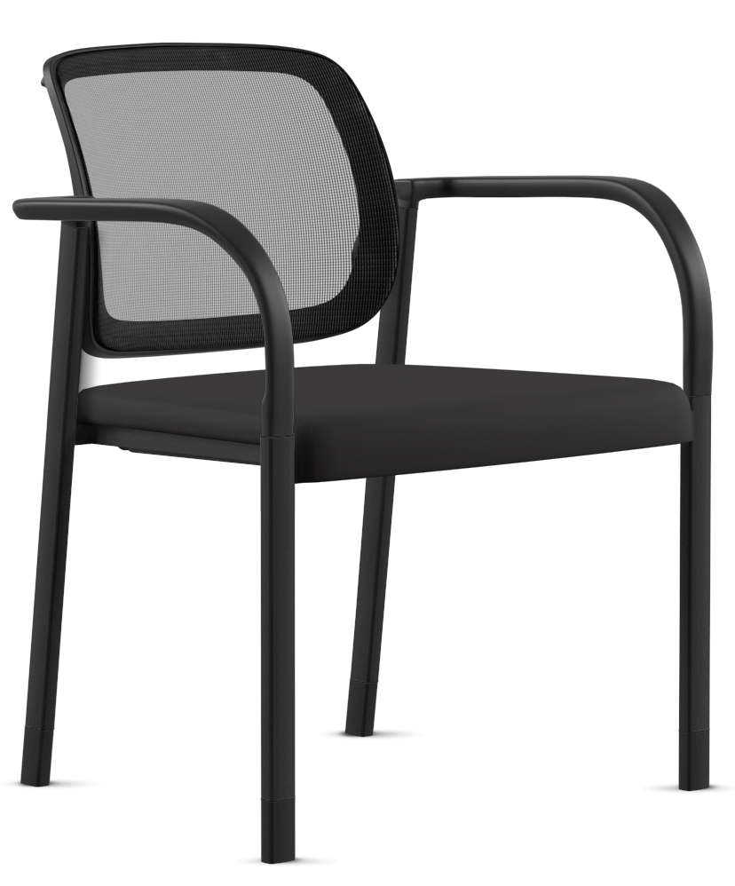 9 to 5 LINK Guest Chair (1410) - Ergonomic Office Visitor Chair with Padded Seat & Back - Perfect for Reception, Conference Rooms & Home Offices